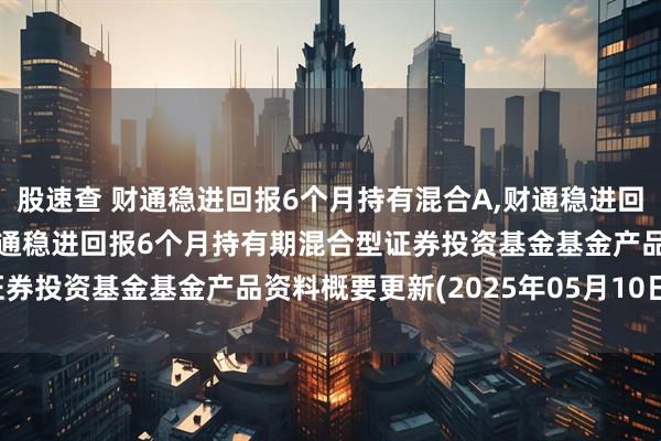 股速查 财通稳进回报6个月持有混合A,财通稳进回报6个月持有混合C: 财通稳进回报6个月持有期混合型证券投资基金基金产品资料概要更新(2025年05月10日公告)