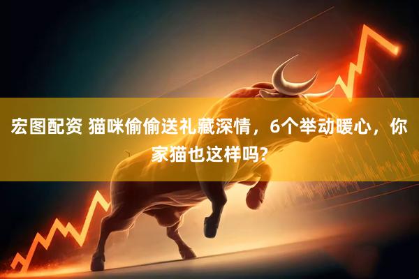 宏图配资 猫咪偷偷送礼藏深情,6个举动暖心,你家猫也这样吗?
